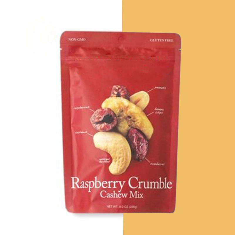 Mylar Snack Bags — custom mylar bags by Packmio Mylar Snack Bags shown closed, printed to a customer's own artwork