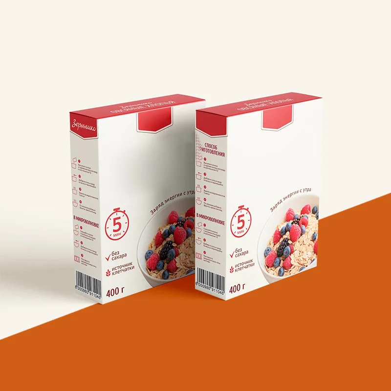 Oatmeal Boxes — custom cereal boxes by Packmio Oatmeal Boxes in an alternative colorway
