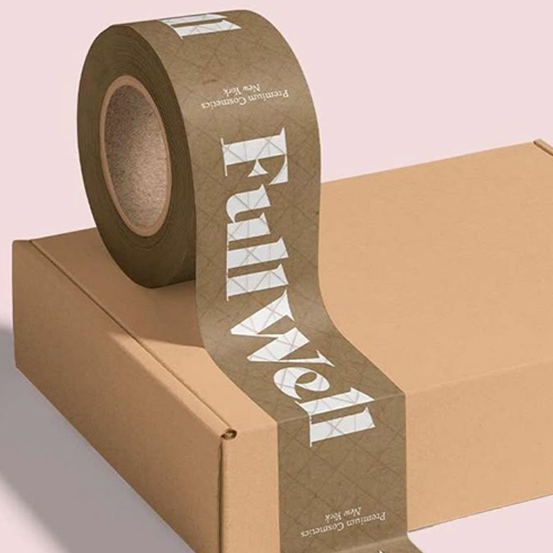 Packaging Tape — custom packaging supplies by Packmio Packaging Tape photographed at an angle to show the board thickness