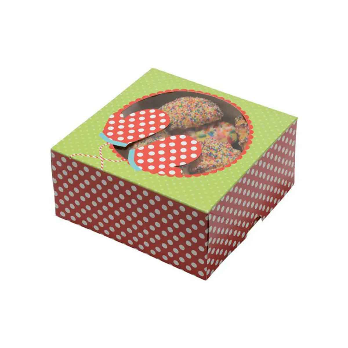 Paper Cookie Boxes — custom cookie boxes by Packmio Close detail of the print finish on paper cookie boxes
