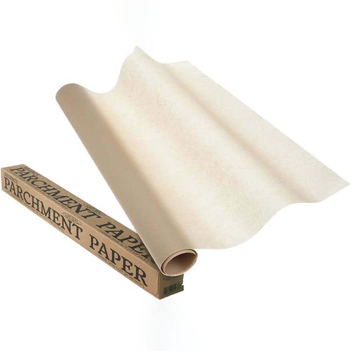 Parchment Paper — custom food paper by Packmio Parchment Paper photographed at an angle to show the board thickness