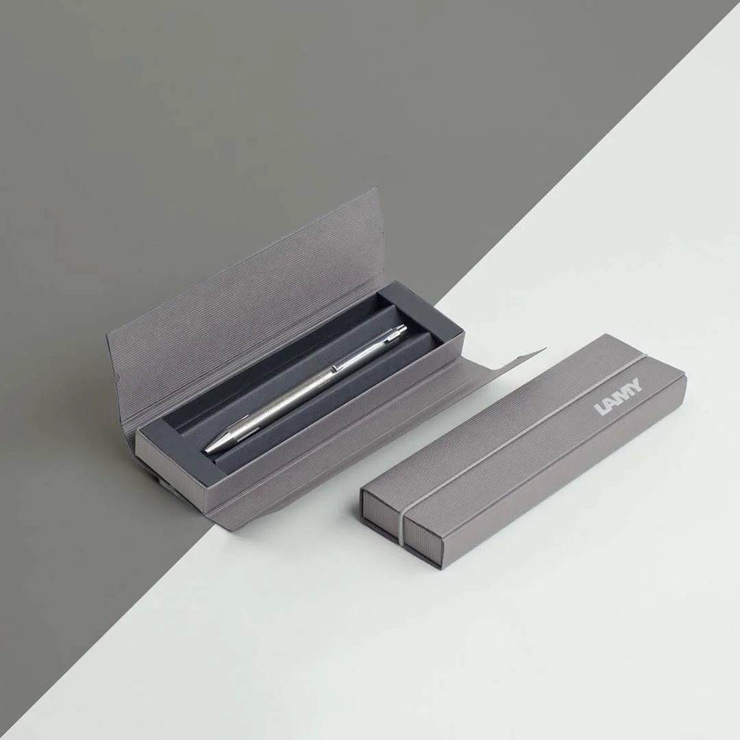 Pen Boxes — custom stationery by Packmio Pen Boxes shown closed, printed to a customer's own artwork