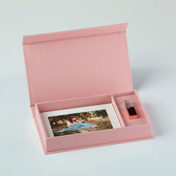 Photography Boxes — custom custom boxes by Packmio Close detail of the print finish on photography boxes