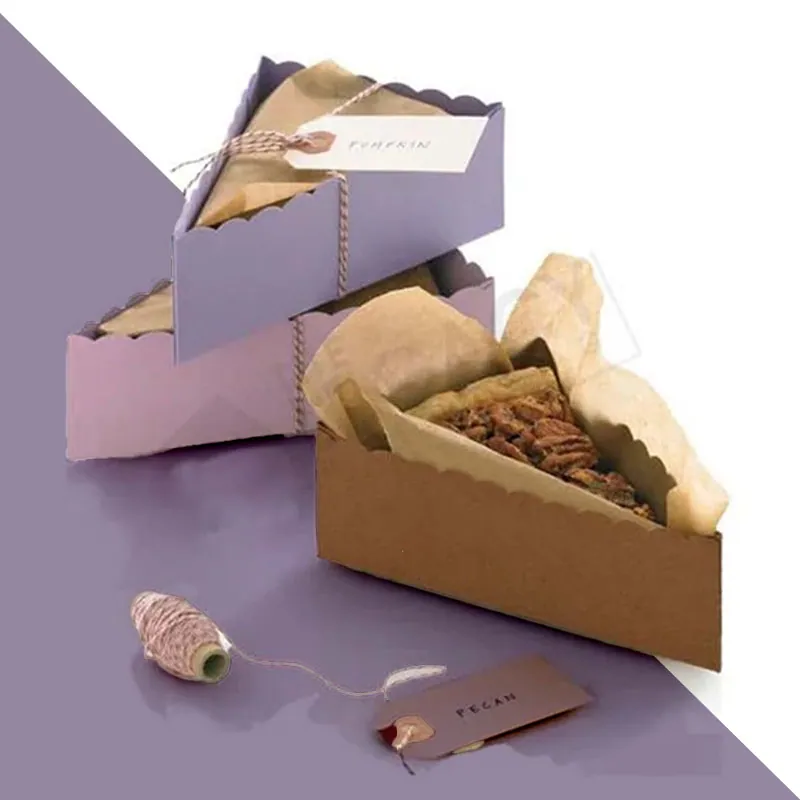 Pie Boxes beside the product it was made to hold