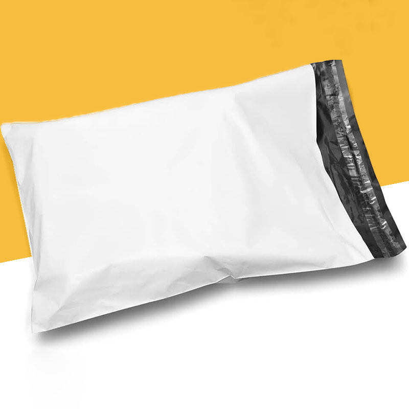 Poly Mailers — custom poly mailers by Packmio A stack of poly mailers in a custom size