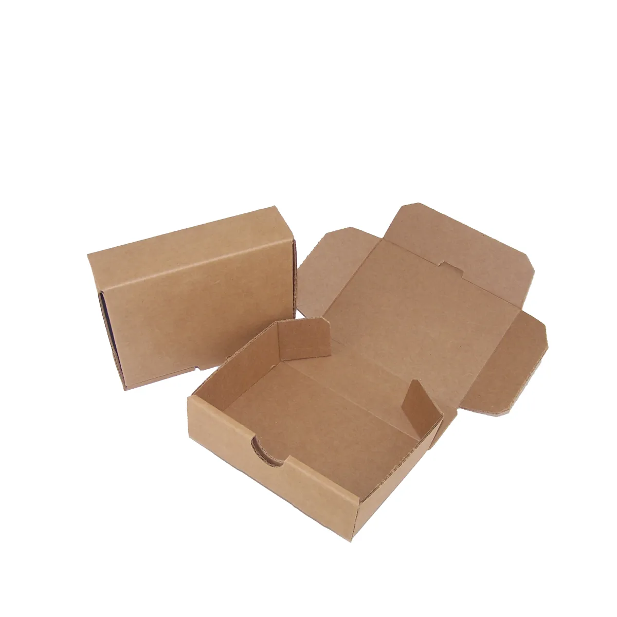 Postal Boxes — custom shipping boxes by Packmio Postal Boxes photographed at an angle to show the board thickness