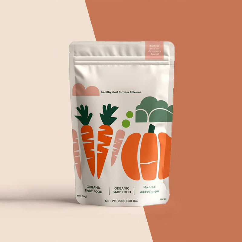 Pouches — custom pouches by Packmio Pouches opened to show the inside print and construction