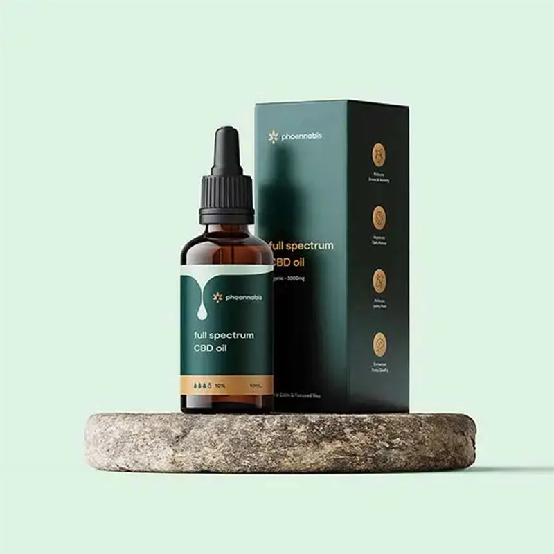 Premium Cbd Oil Boxes in use, packed and ready to ship