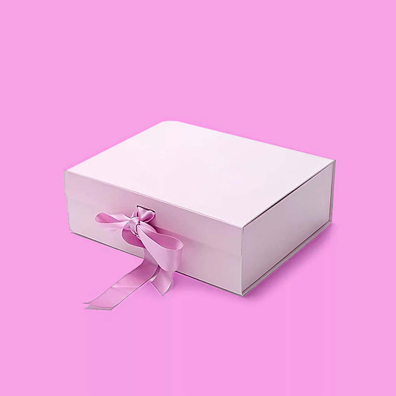 A stack of premium rigid boxes in a custom size