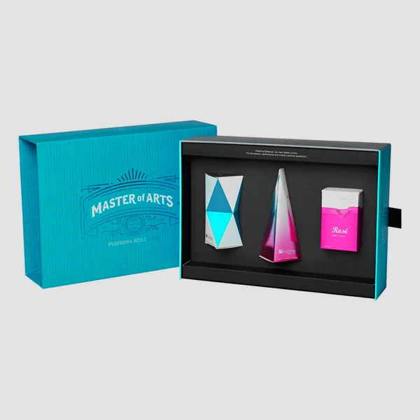 Promotional Boxes beside the product it was made to hold