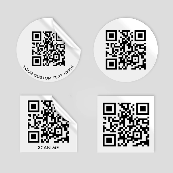 Qr Code Stickers — custom stickers by Packmio Qr Code Stickers in an alternative colorway