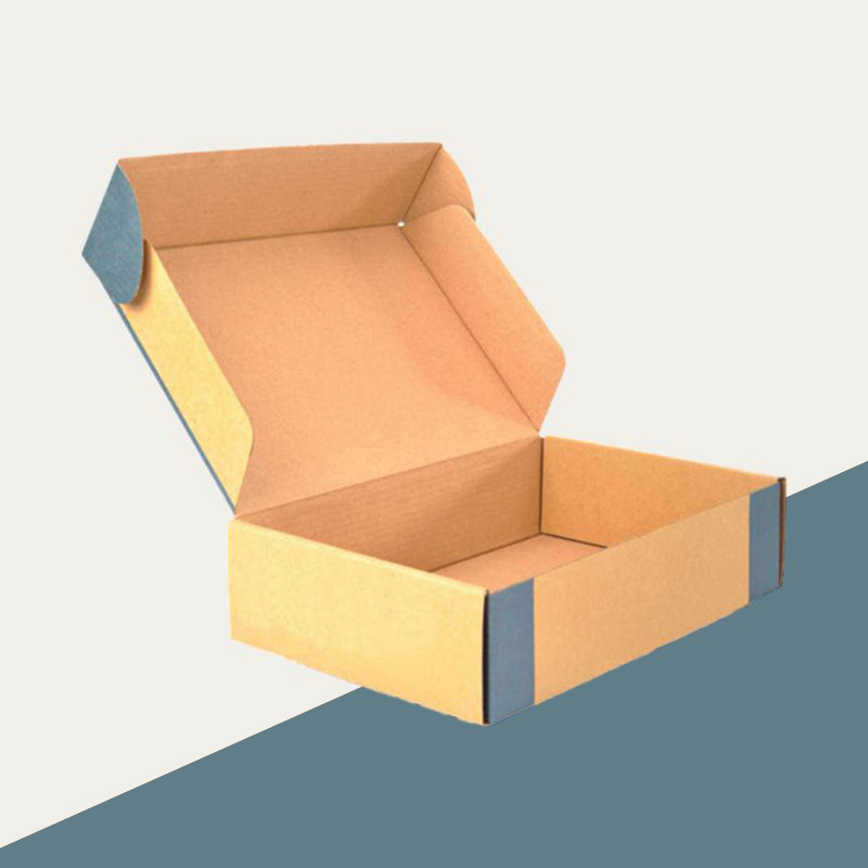 Regular Six Corner Boxes — custom tuck boxes by Packmio Regular Six Corner Boxes photographed at an angle to show the board thickness