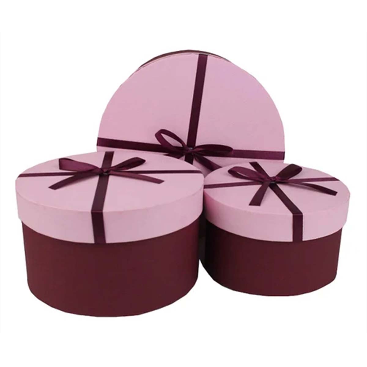 Round Gift Boxes — custom gift boxes by Packmio Close detail of the print finish on round gift boxes