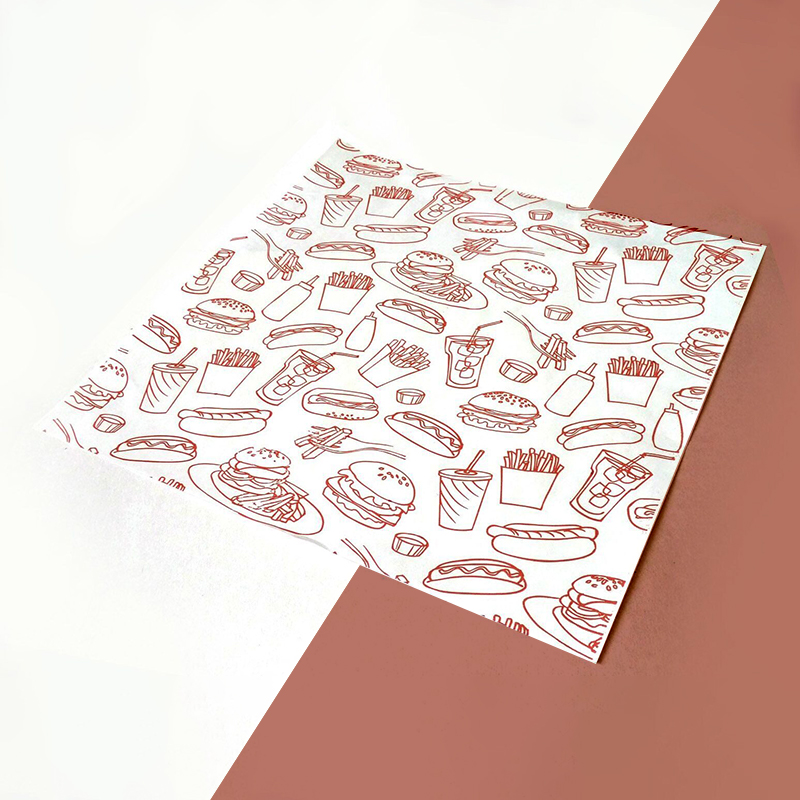 Sandwich Paper in use, packed and ready to ship