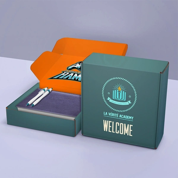 School Boxes — custom stationery by Packmio School Boxes in an alternative colorway