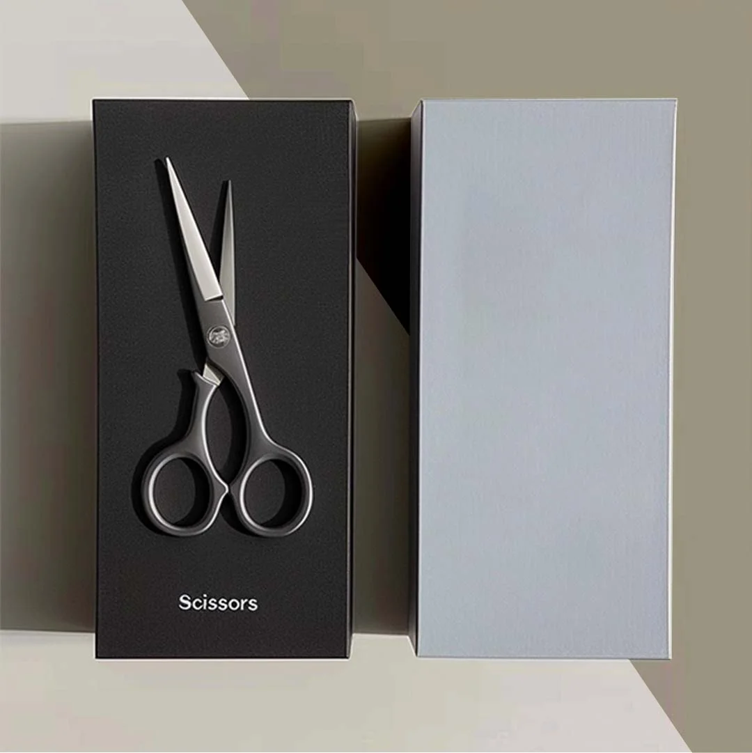 Scissor Boxes — custom stationery by Packmio Scissor Boxes in use, packed and ready to ship