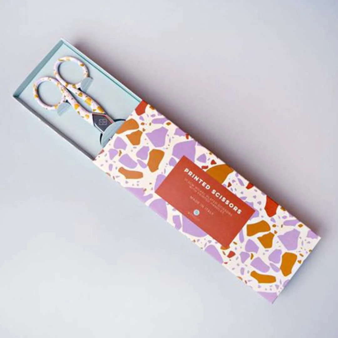 Scissor Boxes — custom stationery by Packmio Scissor Boxes in an alternative colorway