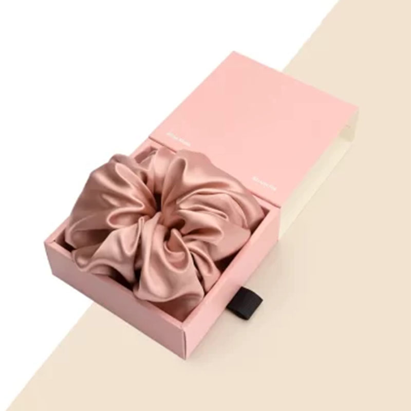 Scrunchie Boxes — custom apparel boxes by Packmio Scrunchie Boxes in an alternative colorway
