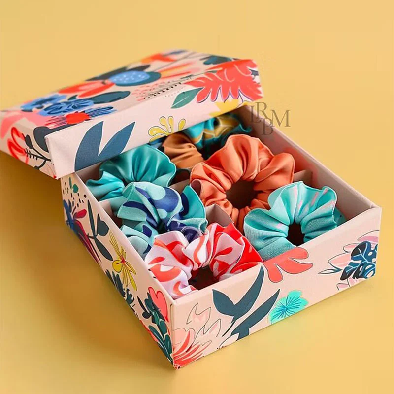Scrunchie Boxes — custom apparel boxes by Packmio Scrunchie Boxes in an alternative colorway