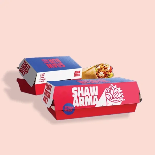 Shawarma Boxes — custom sandwich packaging by Packmio Shawarma Boxes in an alternative colorway