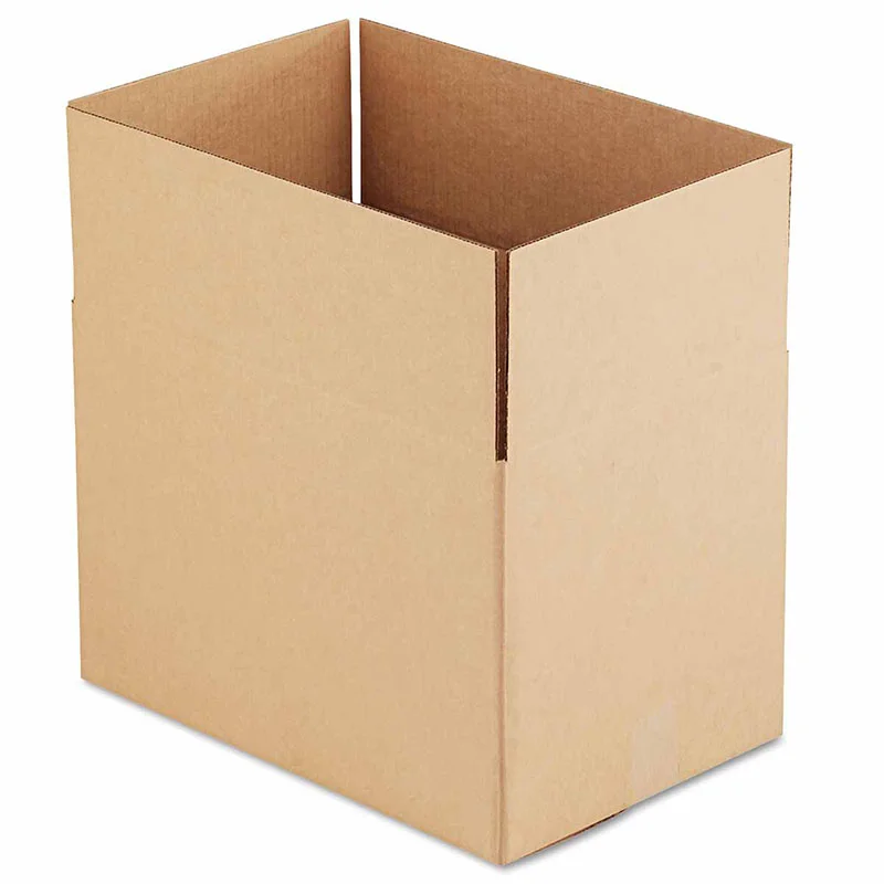Shipping Boxes — custom shipping boxes by Packmio Shipping Boxes shown closed, printed to a customer's own artwork