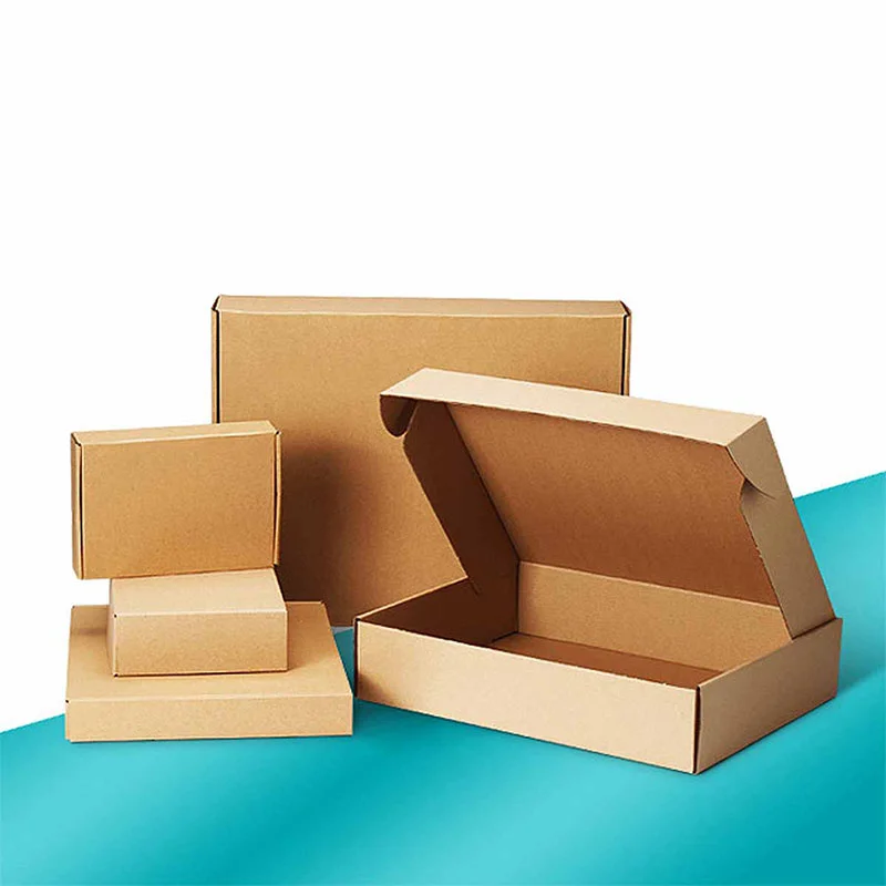 Shipping Boxes — custom shipping boxes by Packmio Shipping Boxes opened to show the inside print and construction
