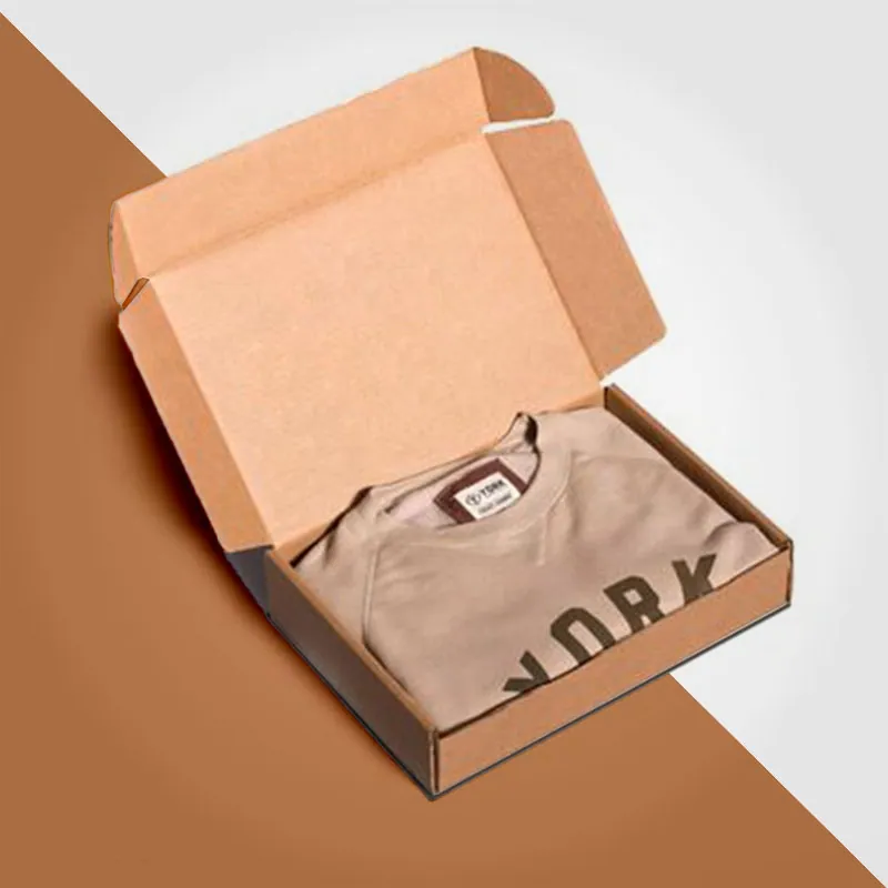 Shirt Boxes — custom apparel boxes by Packmio Shirt Boxes beside the product it was made to hold