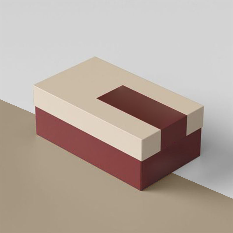 A stack of shoe boxes in a custom size
