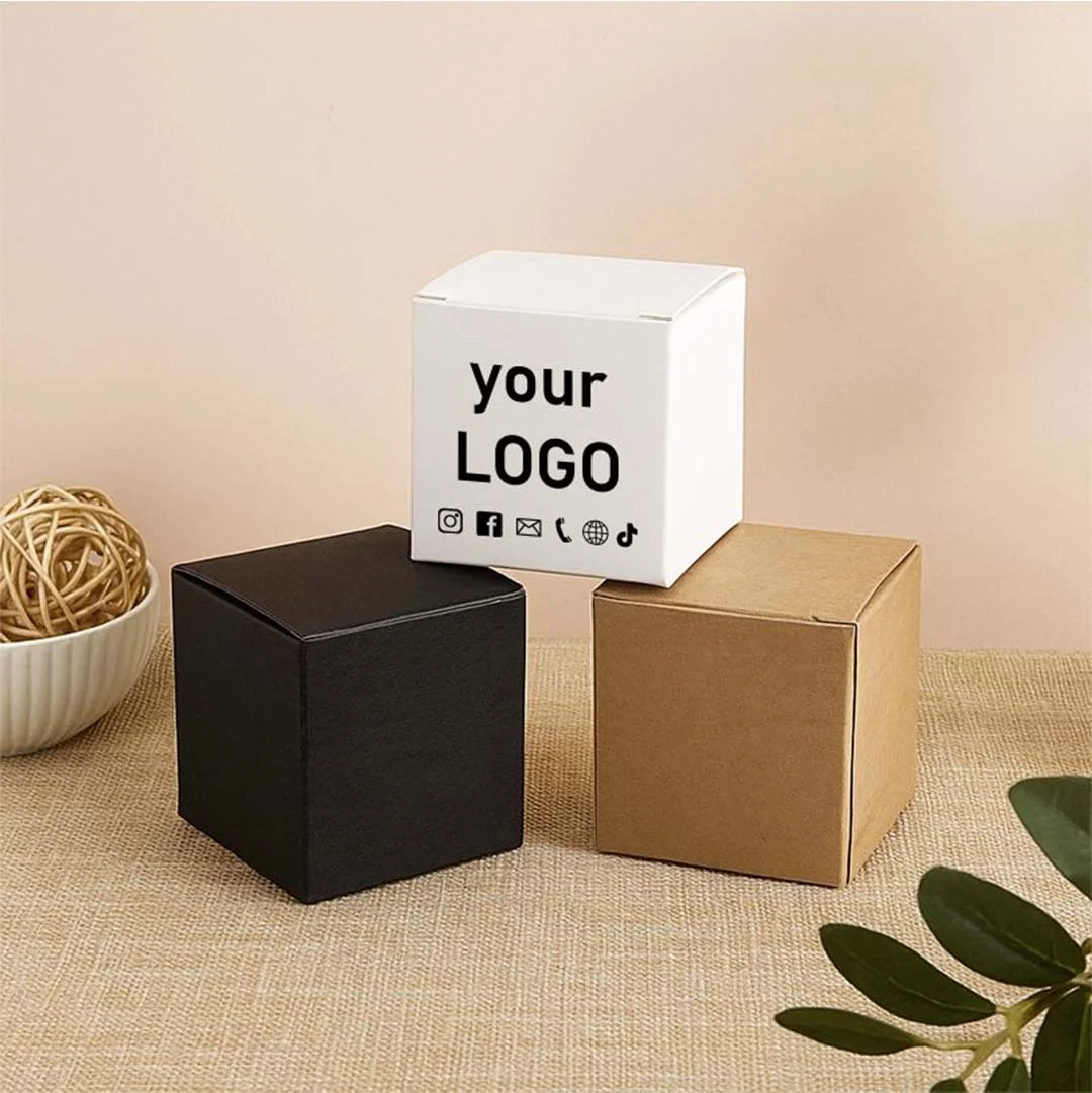 Small Cardboard Boxes in use, packed and ready to ship