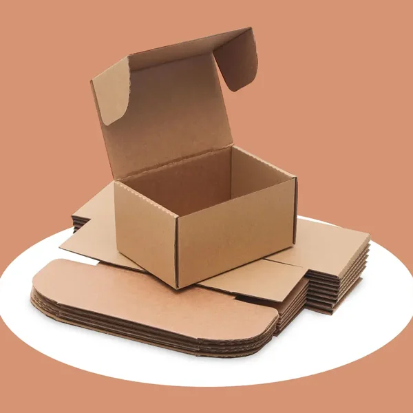Small Cardboard Boxes beside the product it was made to hold