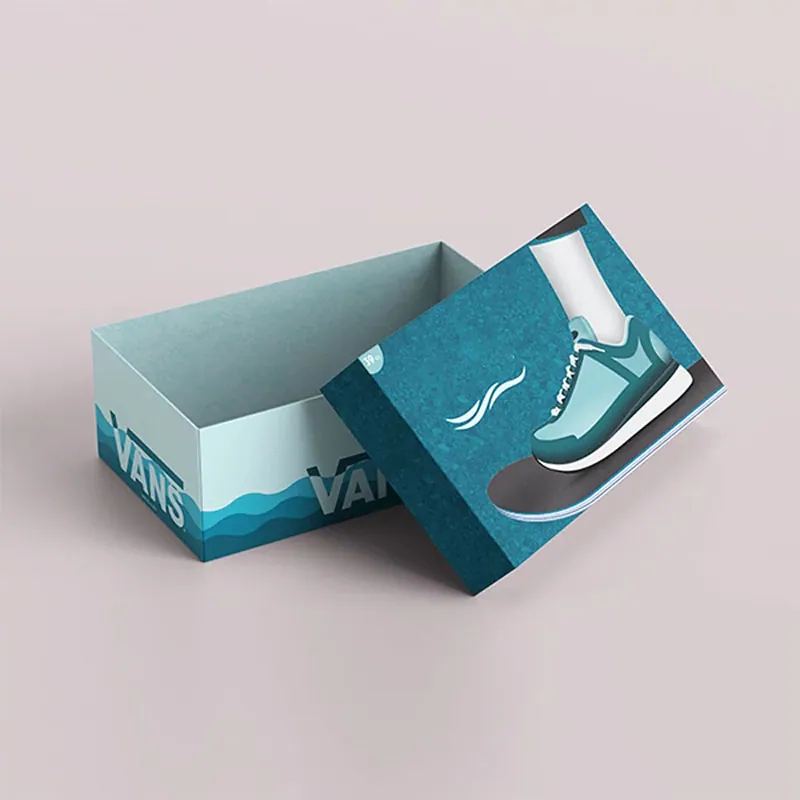 Sneaker Boxes — custom shoe boxes by Packmio Sneaker Boxes beside the product it was made to hold