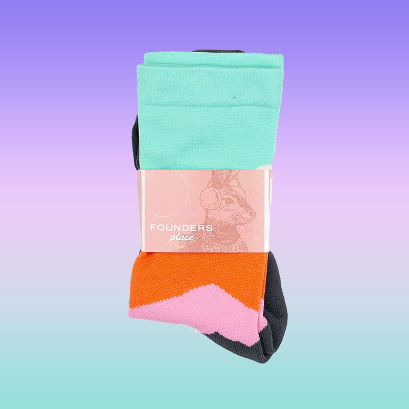 Sock Sleeves photographed at an angle to show the board thickness