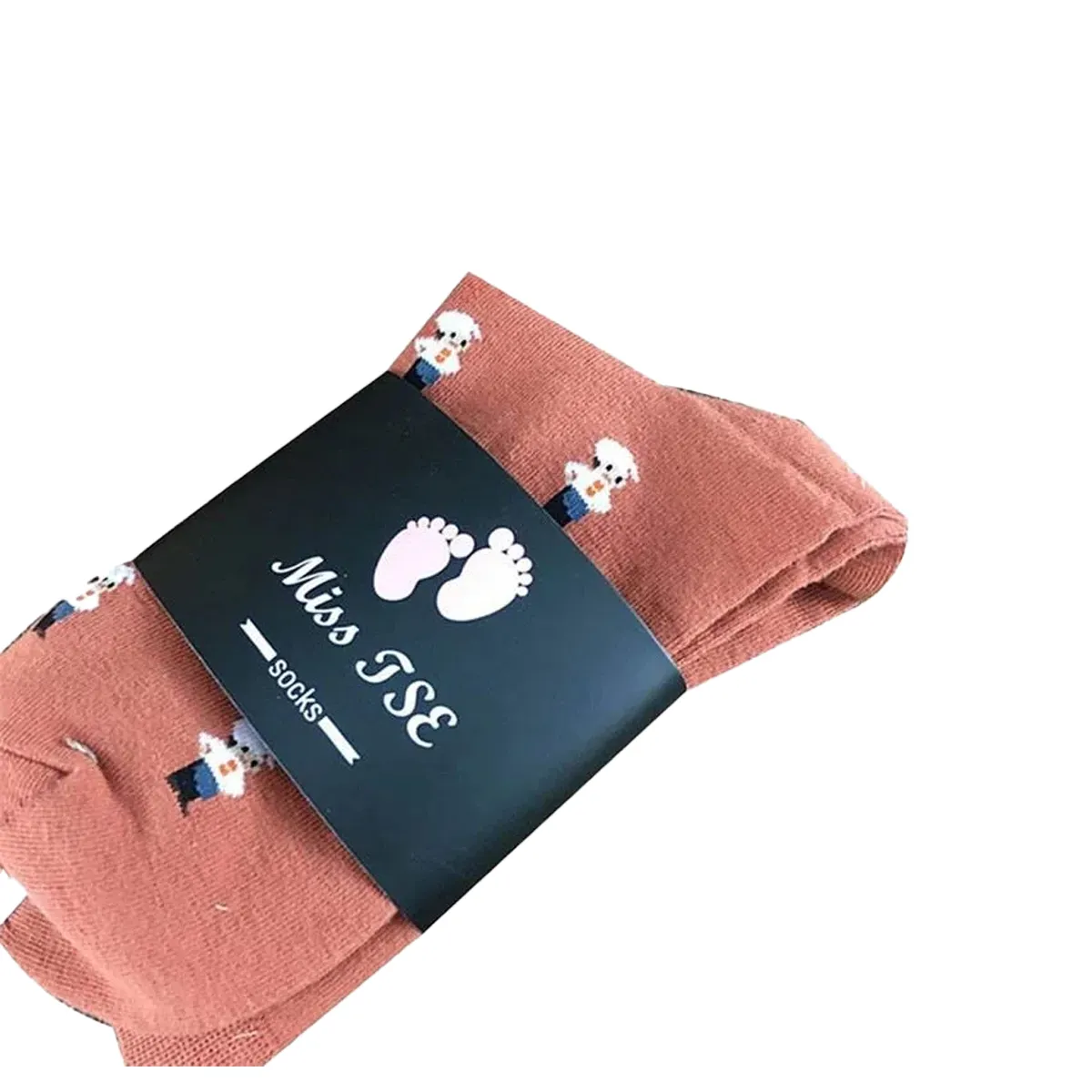 Sock Sleeves opened to show the inside print and construction