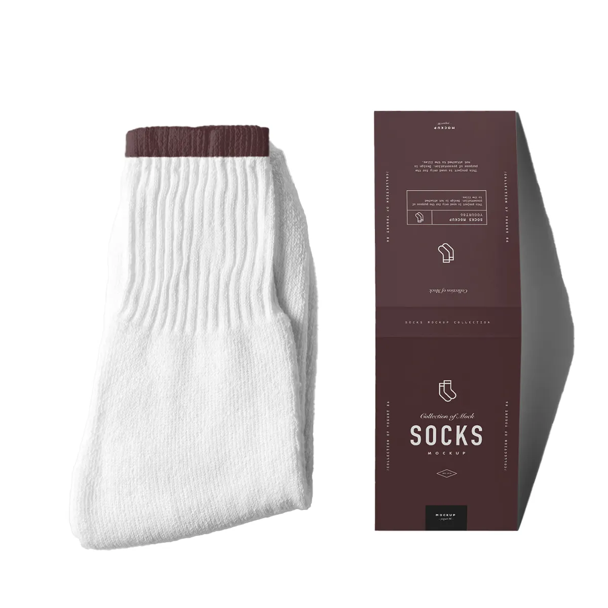 Sock Sleeves beside the product it was made to hold