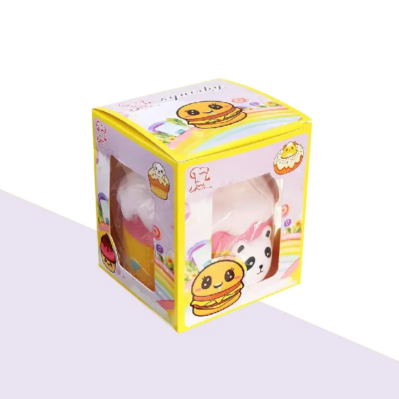 Squishy Boxes — custom toy boxes by Packmio Squishy Boxes beside the product it was made to hold