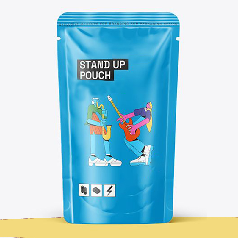 Stand Up Pouches beside the product it was made to hold