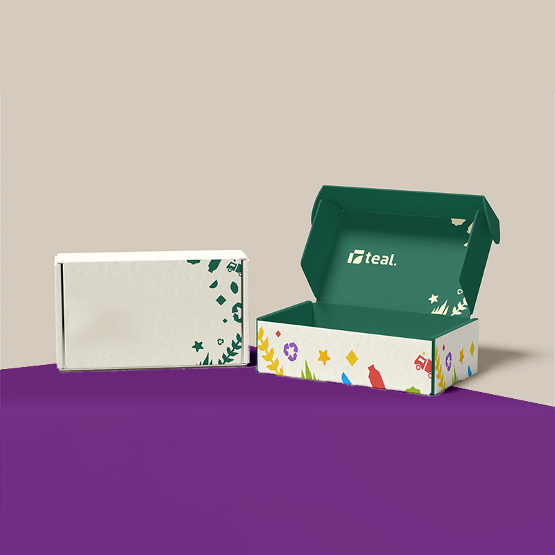 A stack of sustainable boxes in a custom size