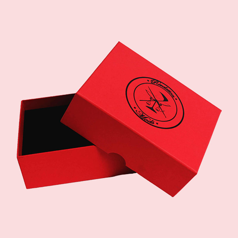Telescoping Boxes — custom rigid boxes by Packmio Close detail of the print finish on telescoping boxes