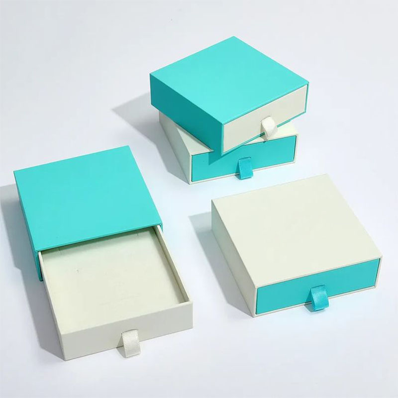 Tray Sleeve Boxes opened to show the inside print and construction