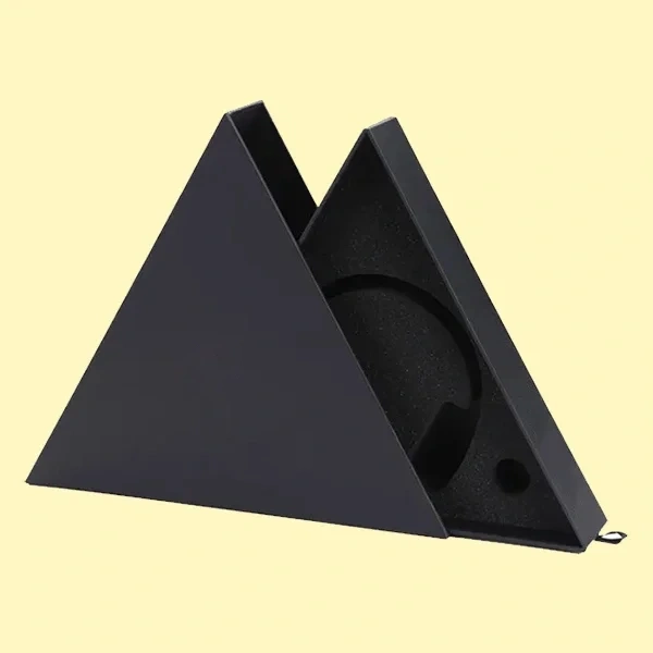 Triangle Boxes — custom folding boxes by Packmio Triangle Boxes in use, packed and ready to ship