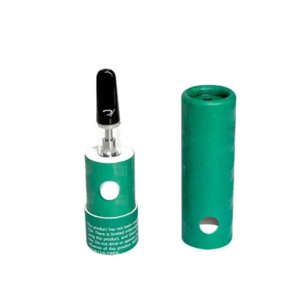 Vape Cartridge Paper Tubes — custom vape packaging by Packmio Vape Cartridge Paper Tubes photographed at an angle to show the board thickness