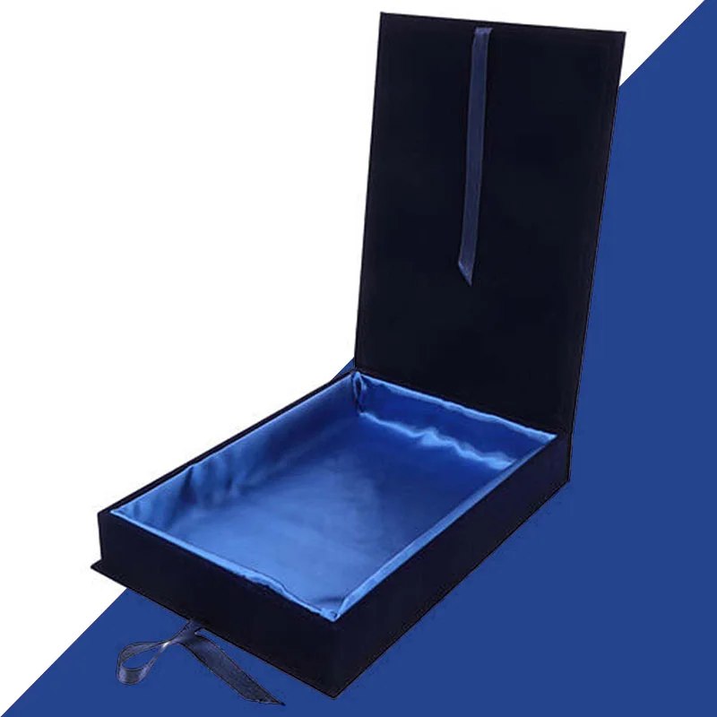 Velvet Boxes with Lids in use, packed and ready to ship