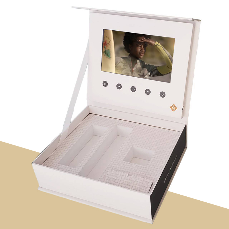 Video Booklet Boxes opened to show the inside print and construction