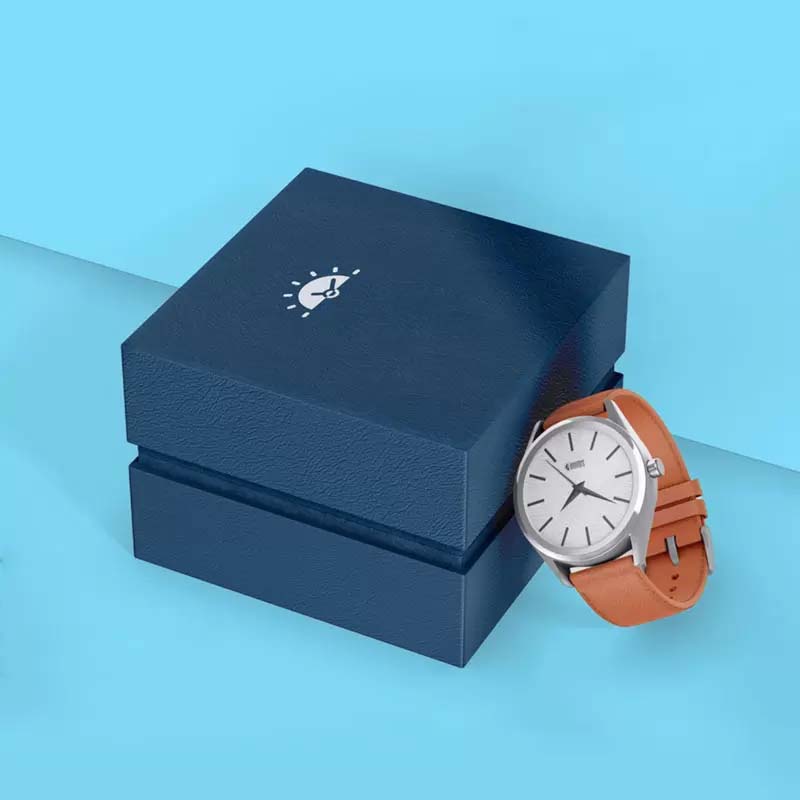 Watch Boxes — custom jewelry boxes by Packmio Watch Boxes photographed at an angle to show the board thickness