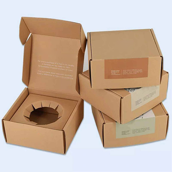 A stack of wax melt boxes in a custom size