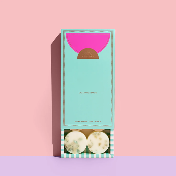 Wax Melt Boxes beside the product it was made to hold