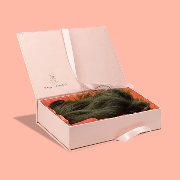 Wig Boxes — custom hair extension boxes by Packmio Wig Boxes in an alternative colorway